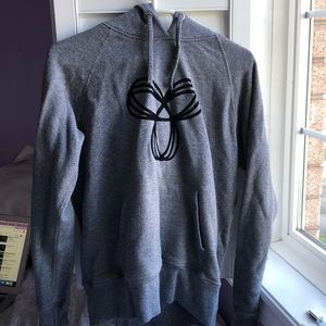Dark Grey TNA Hoodie from Aritzia